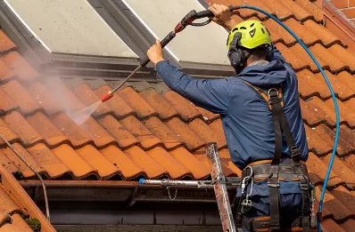 Démoussage et hydrofuge de toiture au Saix